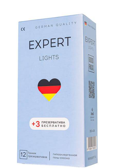  Mua Презервативы тонкие Amor Expert Lights, 12 шт + 3 шт  cao cấp 