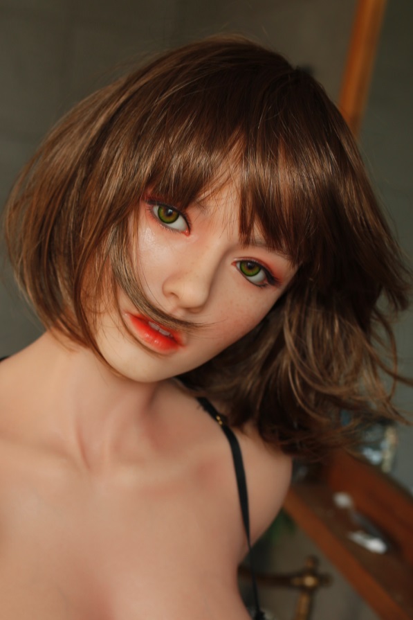 Cung cấp Natalia 性成癮的巨乳短髮尤物 D罩杯金屬骨架彈性軟胸 柔軟TPE仿真性愛娃娃 165 cm (矽膠頭)  cao cấp 