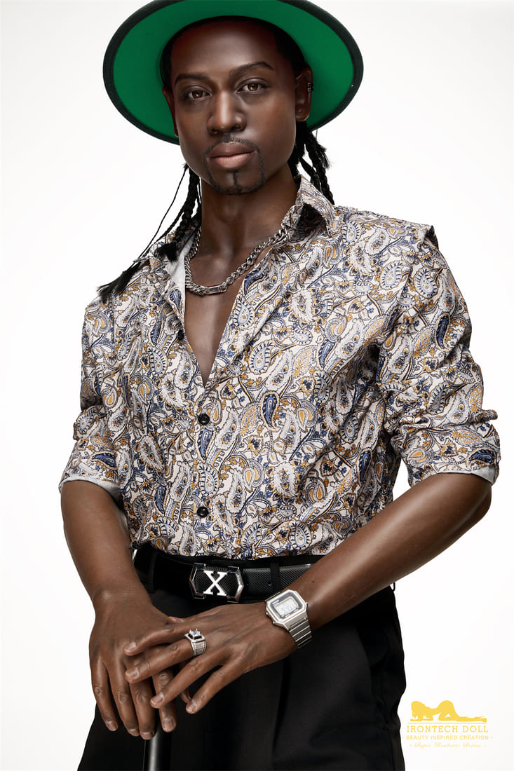 Mua Bill 男性烏木色真實感實體娃娃，健美型，超軟硅膠材質，176cm(58 ft)  hàng xách tay 