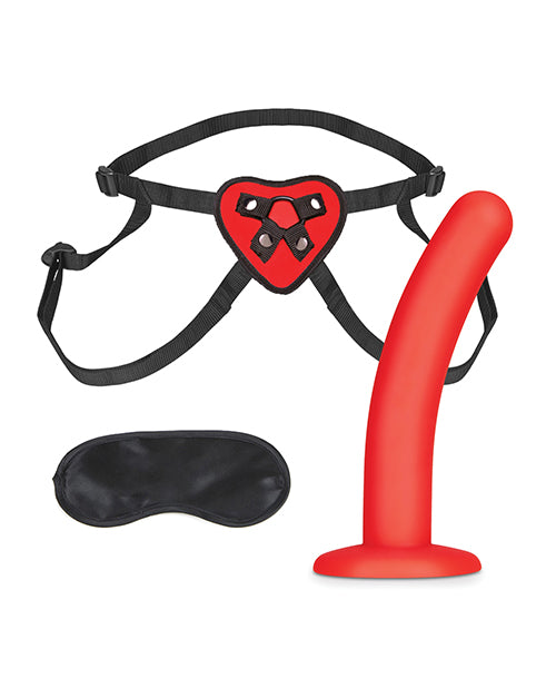 Sỉ Lux Fetish Red Heart Strap-On Set  loại tốt 