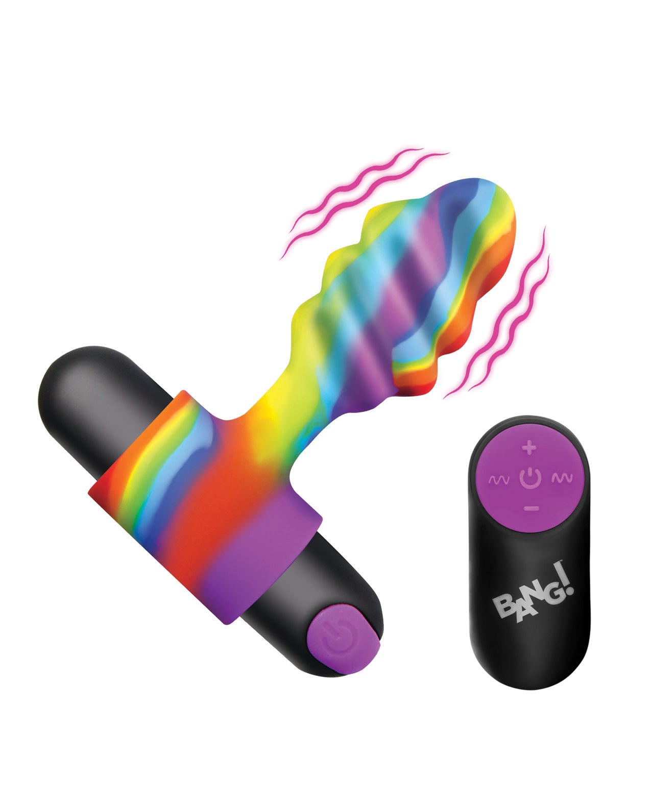  Thông tin Bang! Vibrating Rainbow Butt Plug  nhập khẩu 